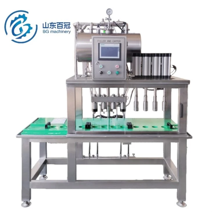 47---2 Semi automatic beer bottle filling machine